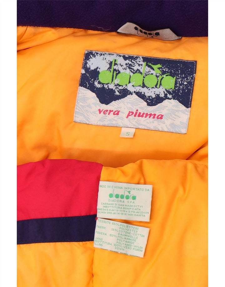 Ανδρικό μπουφάν Diadora Loose Fit με επένδυση UK 36 Small Red Colourblock Πολυεστέρας