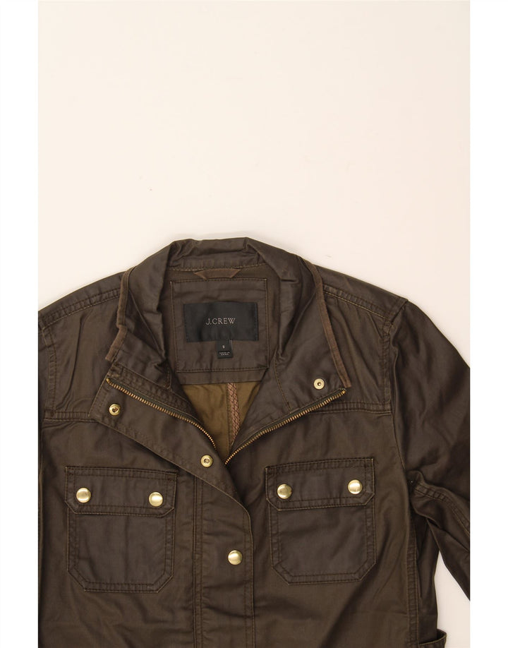 J. CREW Γυναικείο Utility Jacket UK 10 Small Brown Βαμβακερό
