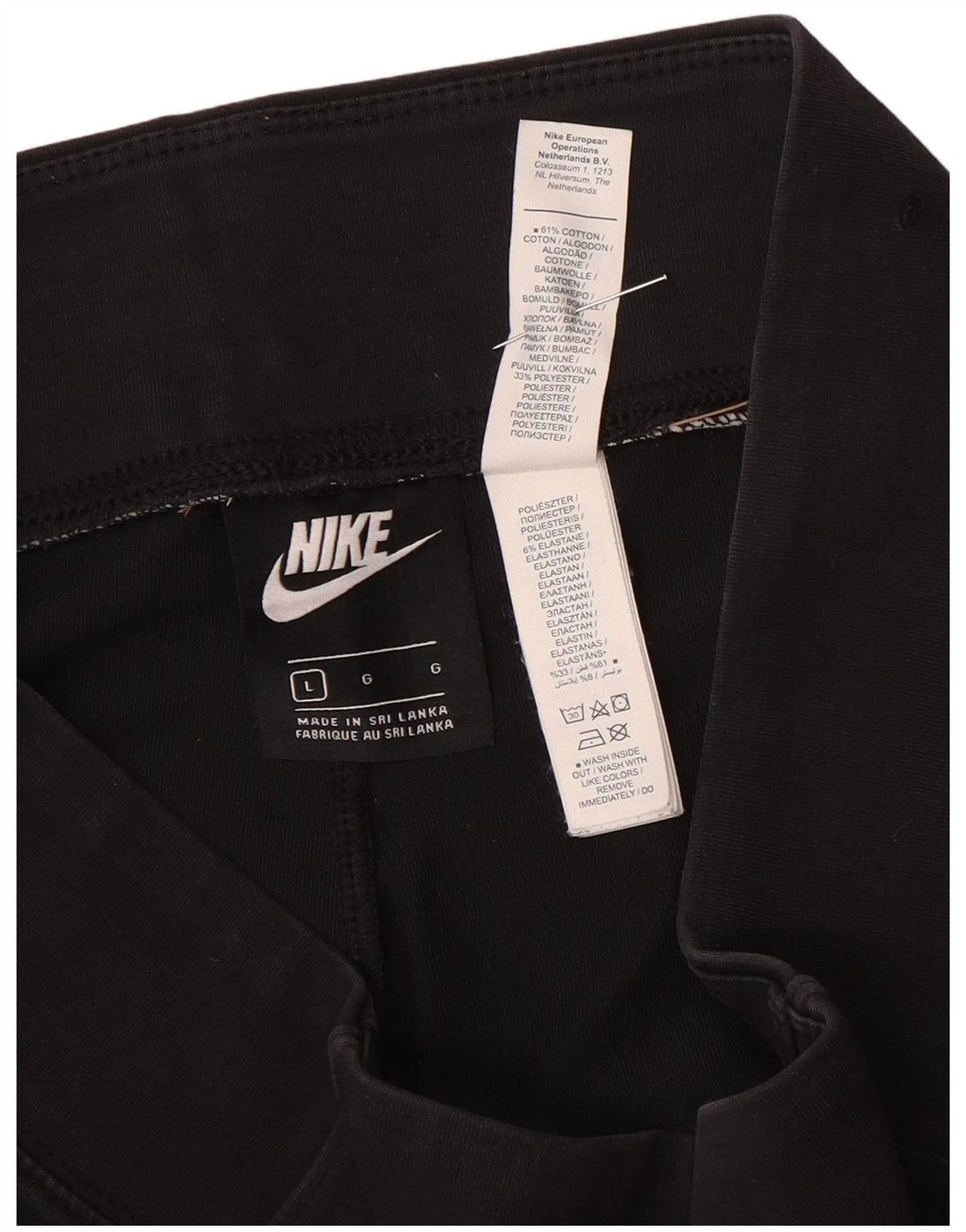 Γυναικεία κολάν Nike Crop UK 14 Large Black Polyester