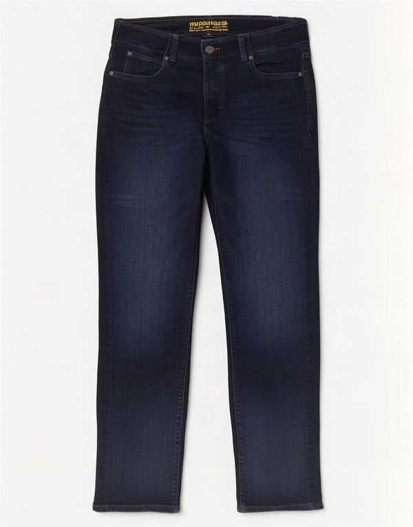 Lee Mens Extreme Motion Straight Tapered Jeans W32 L32 Navy Blue Cotton