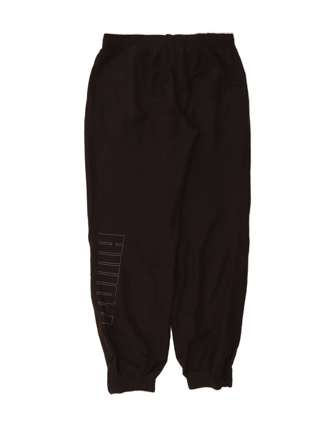PUMA Mens Graphic Tracksuit Trousers Joggers Large  Black Vintage Puma and Second-Hand Puma from Messina Hembry 
