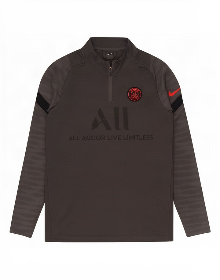 Ανδρική φόρμα Nike με γραφικό πουλόβερ Paris Saint-Germain Top Medium Grey