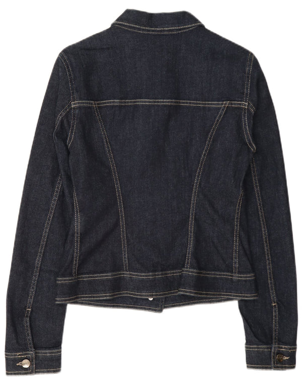 Liu Jo Γυναικείο Τζιν Μπουφάν UK 12 Medium Navy Blue Cotton