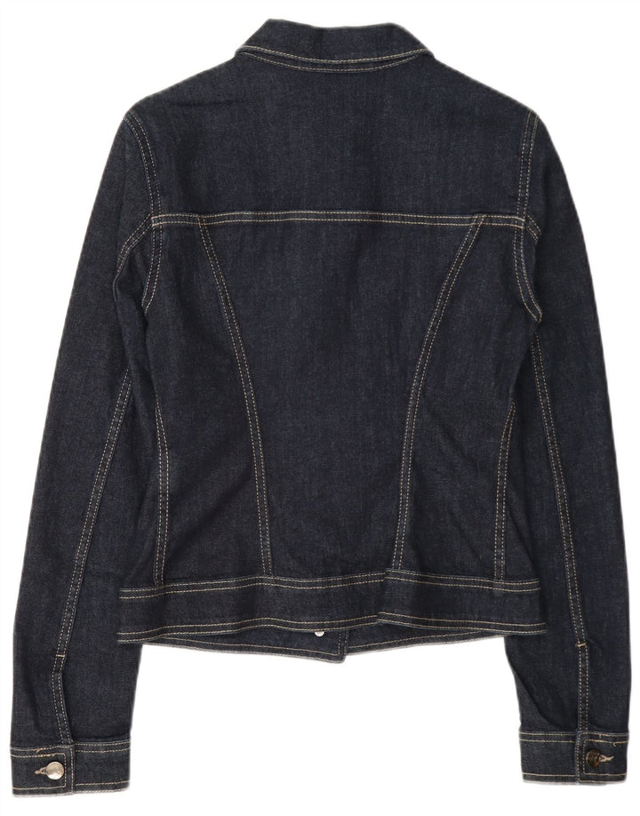 Liu Jo Γυναικείο Τζιν Μπουφάν UK 12 Medium Navy Blue Cotton