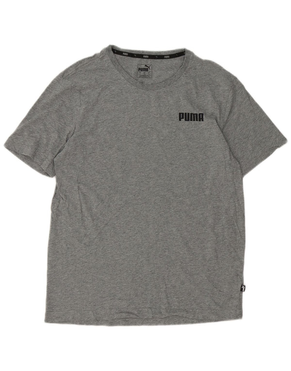 Ανδρικό T-Shirt Puma Τοπ μεσαίο γκρι βαμβακερό