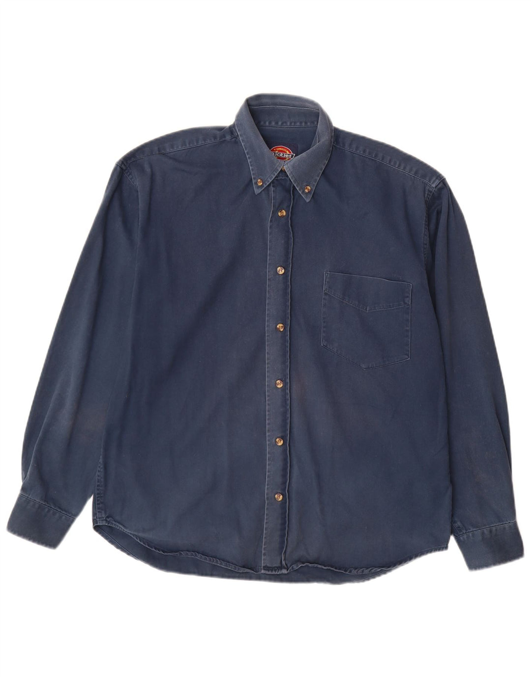 Ανδρικό πουκάμισο Dickies Βαμβακερό μεσαίο ναυτικό