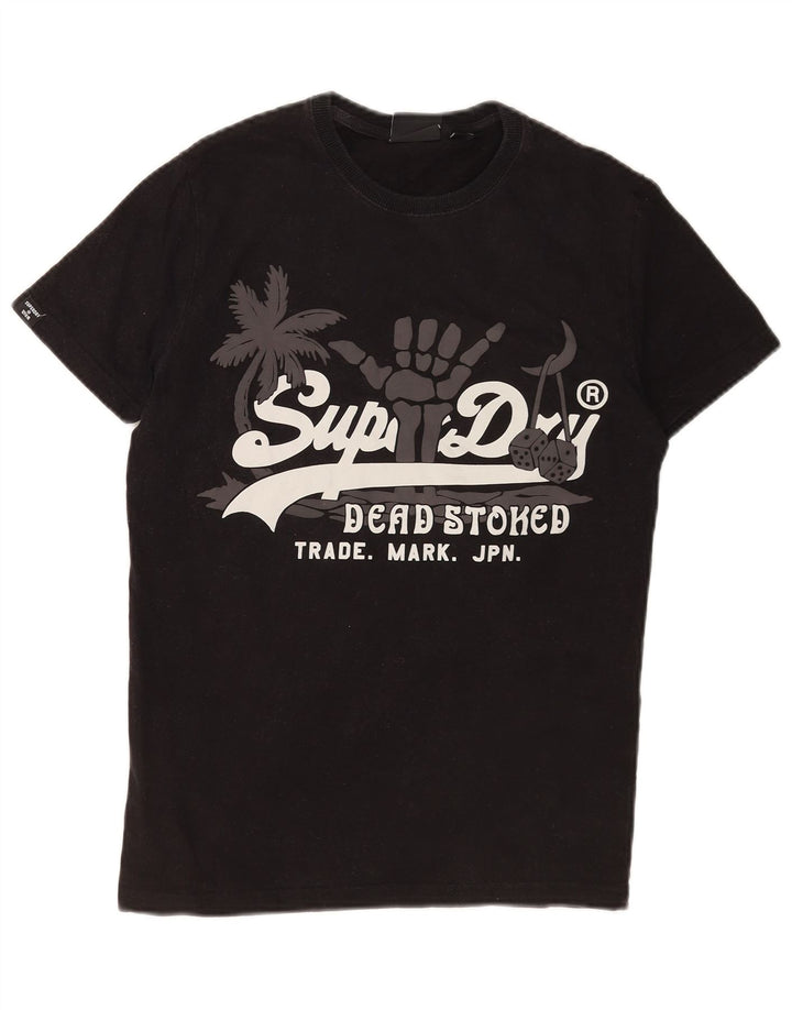 Ανδρικό γραφικό T-Shirt Superdry Top Small Black