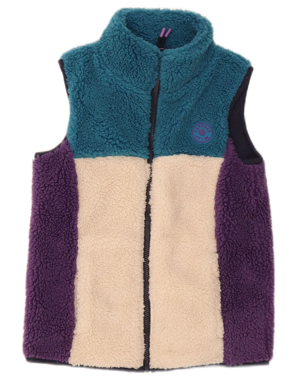 Fat Face Girls Fleece Gilet 9-10 ετών Πολύχρωμο πολύχρωμο πολυεστέρας