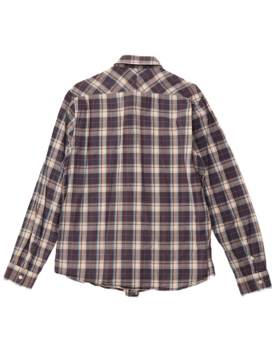 Ανδρικό πουκάμισο LEE Large Navy Blue Check Cotton