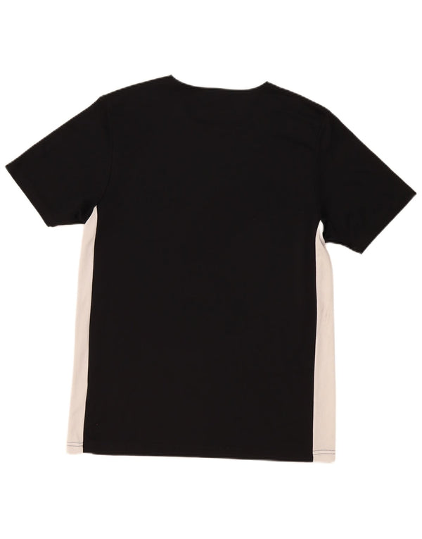 Ανδρικό T-Shirt Climalite Adidas Top Medium Black Colourblock Πολυεστέρας