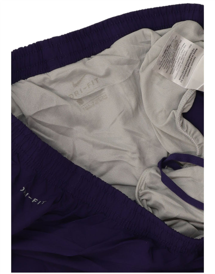 Γυναικείο αθλητικό σορτς NIKE Dri Fit UK 14 μεσαίο μωβ πολυεστέρας