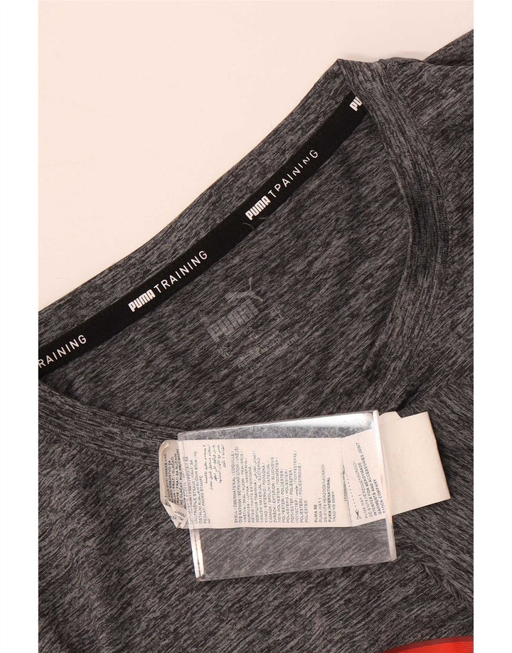 Ανδρικό γραφικό T-Shirt Puma Top XL με γκρι φλύκταινα πολυεστέρα