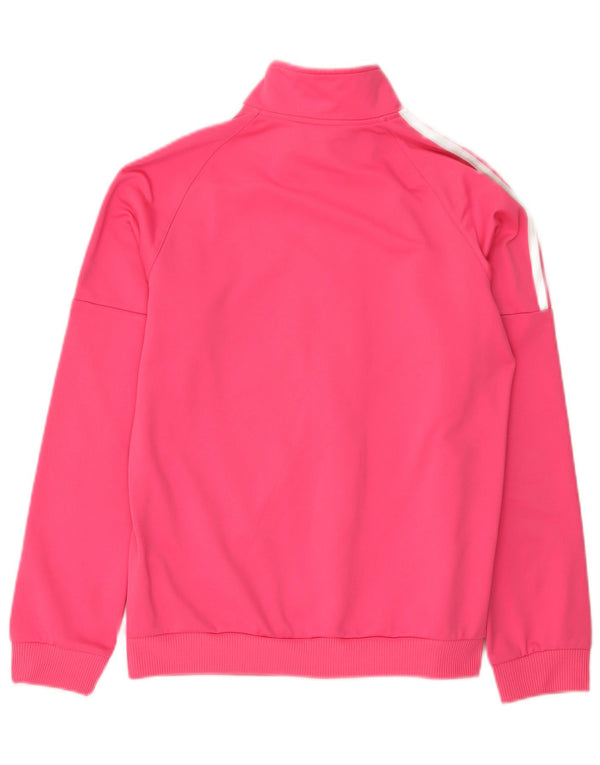 Γυναικεία αθλητική φόρμα Adidas Top Jacket UK 12/14 Medium Pink Polyester Sports