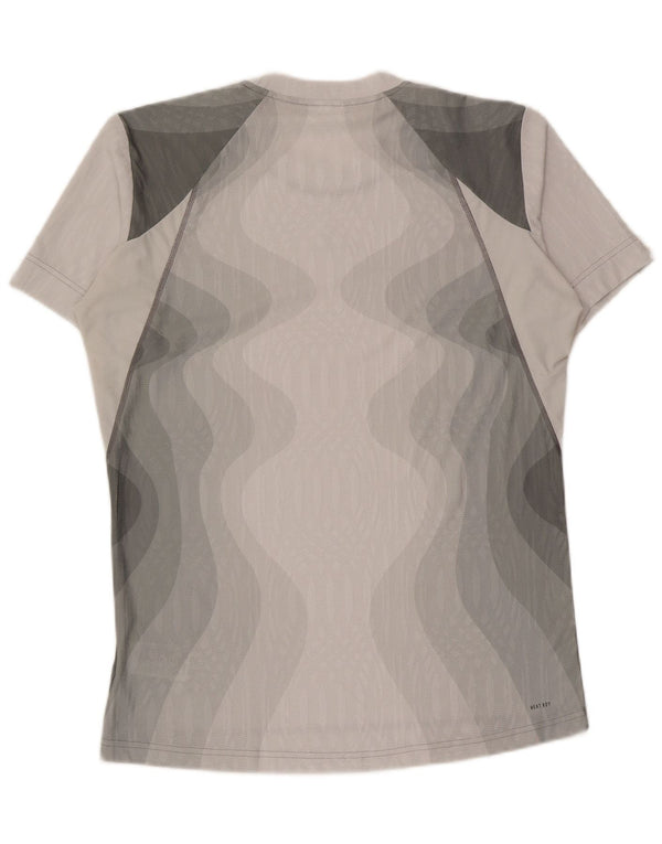 Ανδρικό γραφικό T-shirt Adidas Aeroready Top Large Grey Tie Dye Polyester