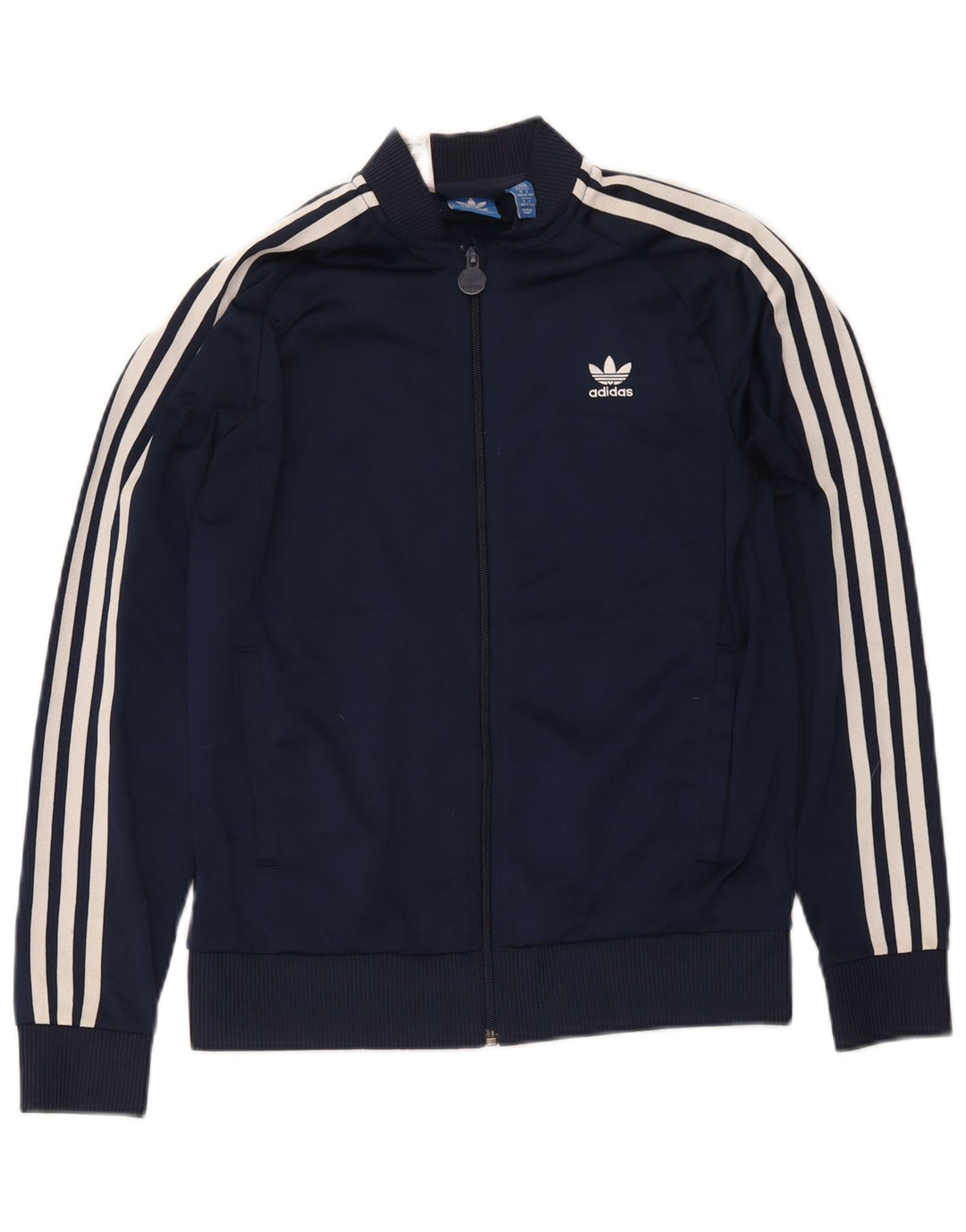 Adidas Boys αθλητική φόρμα Top Jacket 13-14 Years Navy Blue Polyester