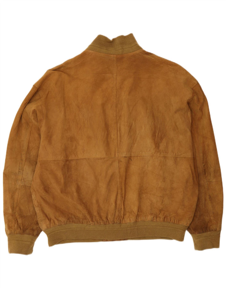 Ανδρικό τζάκετ Conbipel Suede Μέγεθος 58 2XL Δερμάτινο Μπεζ
