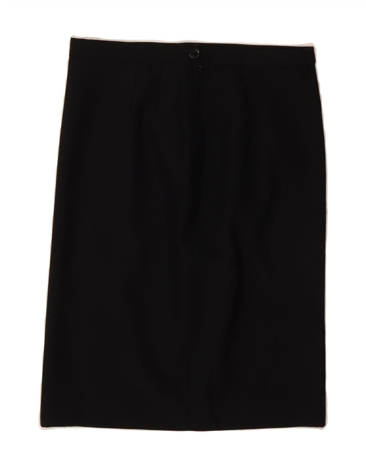 LUISA SPAGNOLI Womens Straight Skirt W28 Medium Black Vintage Luisa Spagnoli and Second-Hand Luisa Spagnoli from Messina Hembry 
