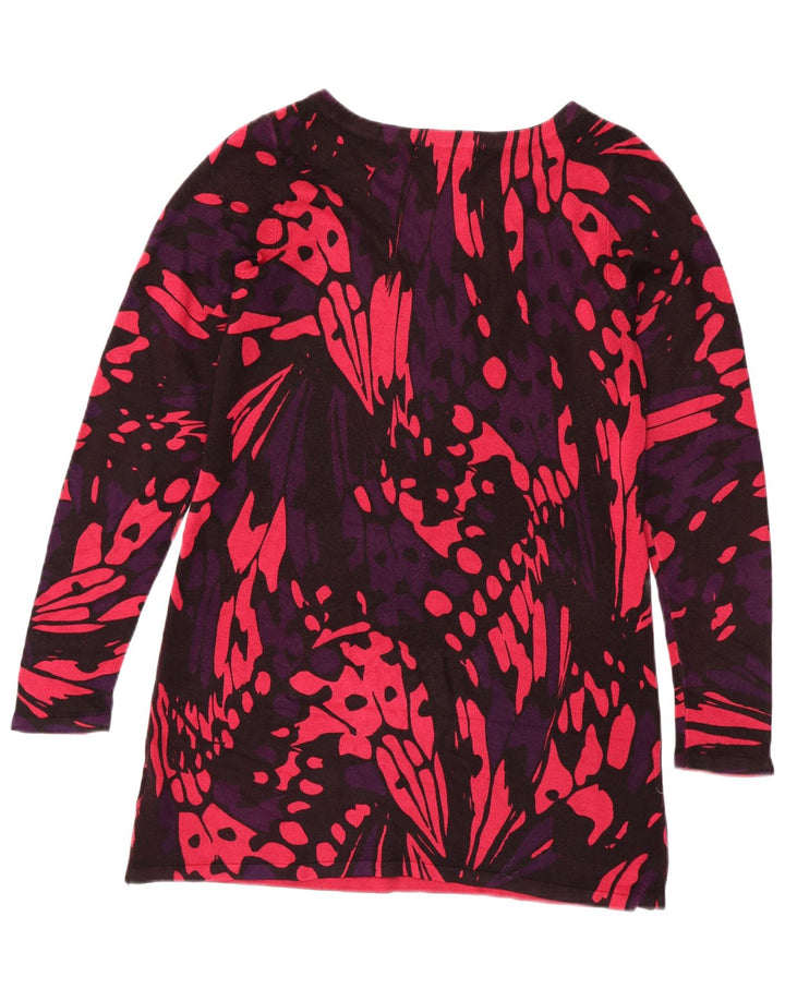 Marks & Spencer Γυναικείο πουλόβερ με λαιμόκαυστο UK 12 Medium Pink