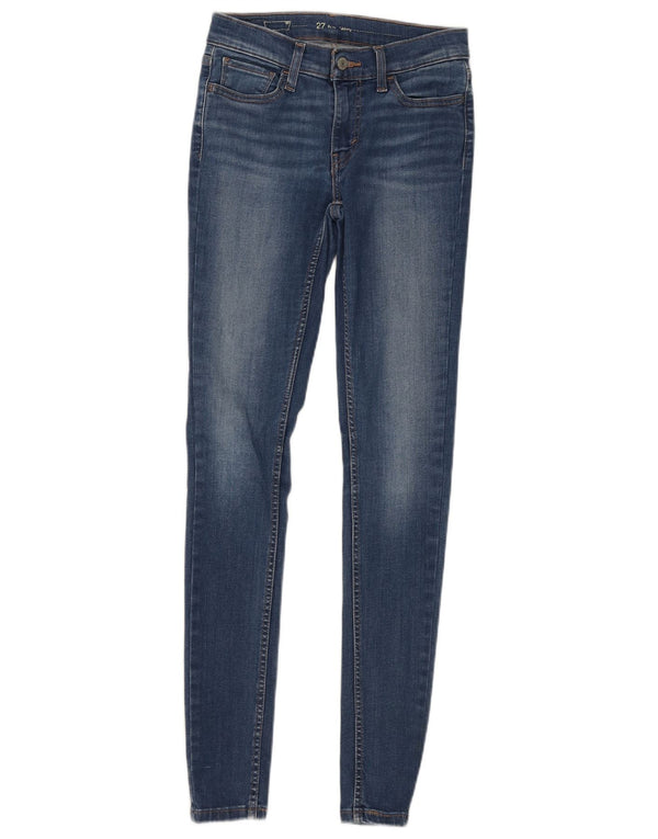 Γυναικείο Slim Skinny Jeans Levi's W27 L32 Blue Cotton