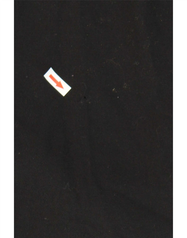 Jaeger Γυναικείο Ανοιχτό Παλτό UK 16 Large Black Wool