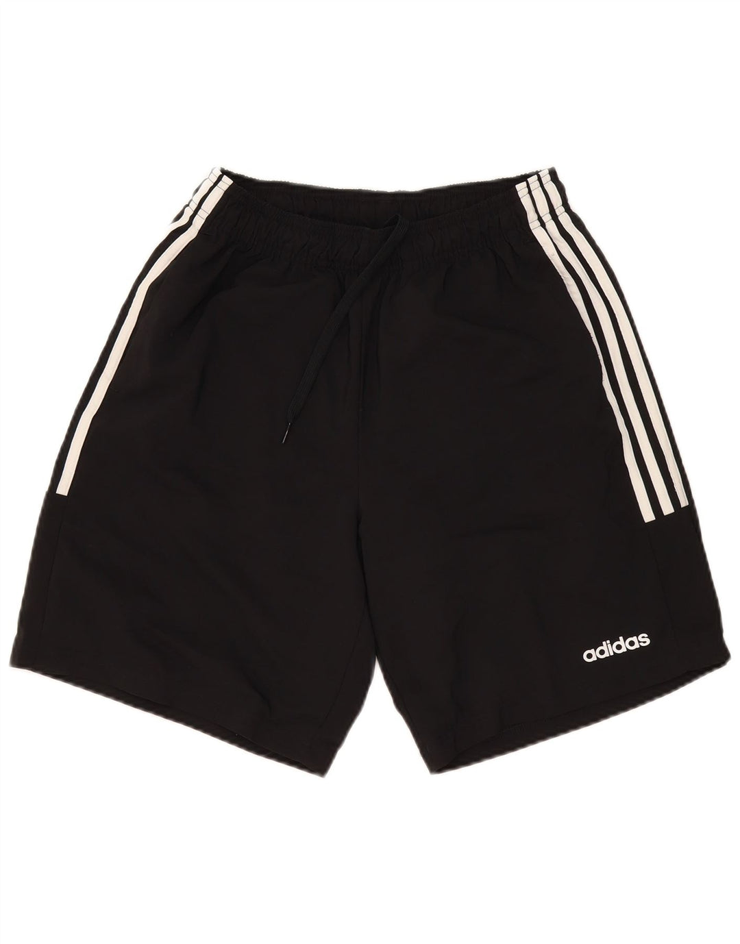 Ανδρικό αθλητικό σορτς Adidas από μεσαίο μαύρο πολυεστέρα