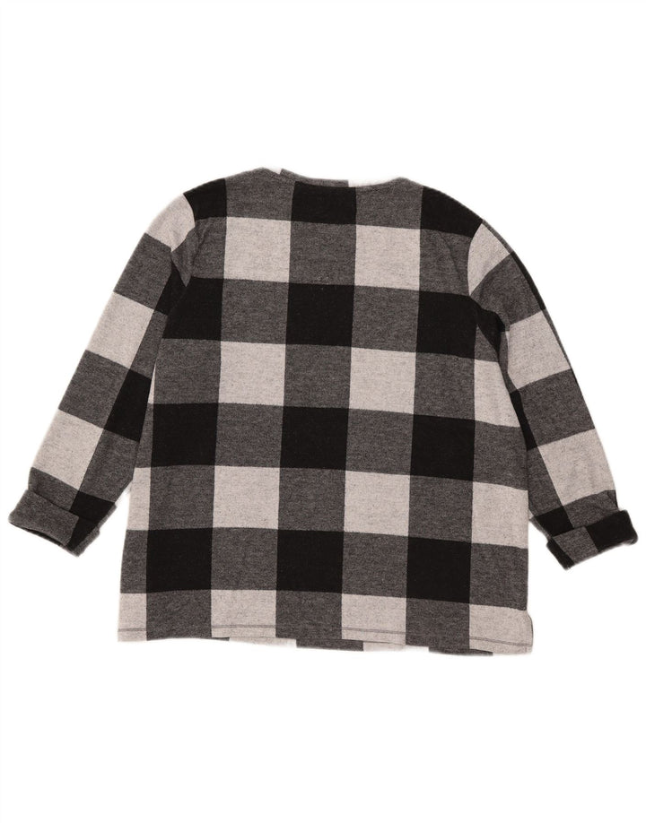 Marks & Spencer Γυναικείο μανίκι 3/4 UK 18 XL μαύρο πολυεστέρα Gingham