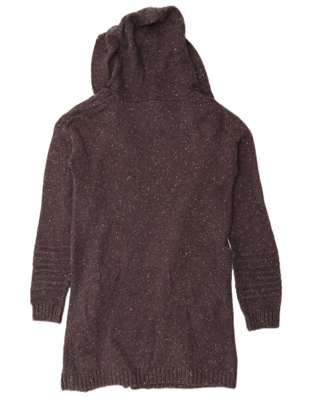 Rip Curl Γυναικείο Longline ανοιχτό πουλόβερ ζακέτα UK 14 σε μεσαίο γκρι φλύκταινα