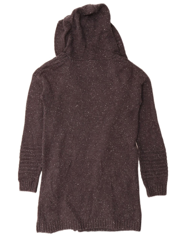 Rip Curl Γυναικείο Longline ανοιχτό πουλόβερ ζακέτα UK 14 σε μεσαίο γκρι φλύκταινα