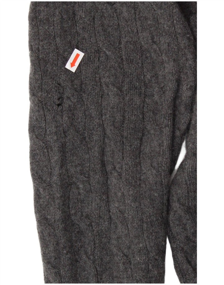 Polo Ralph Lauren Ανδρικό πουλόβερ με λαιμόκοψη XL Γκρι μαλλί