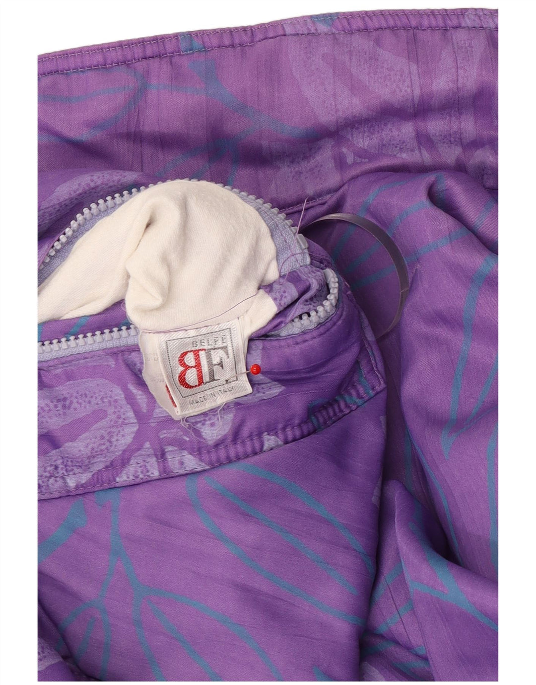 Belfe Γυναικείο Oversized Reversible Jacket UK 14 Large Purple Floral