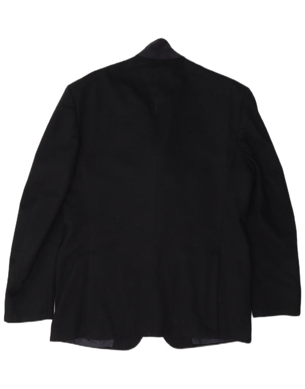 Trussardi Ανδρικό σακάκι σακάκι με 2 κουμπιά IT 52 XL Navy Blue Wool