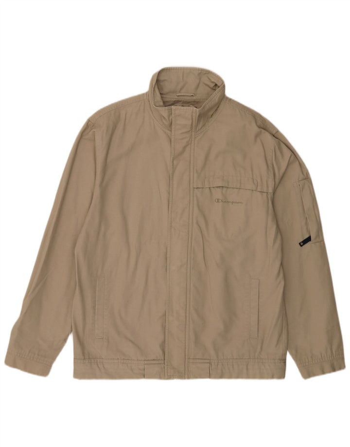 CHAMPION Ανδρικό Utility Jacket UK 40 Large Beige Βαμβακερό