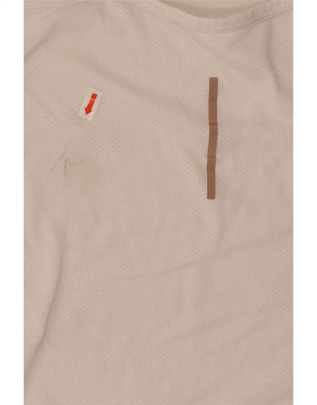 Γυναικείο φανελάκι Nike Dri Fit UK 14 Large Off White Πολυεστέρας