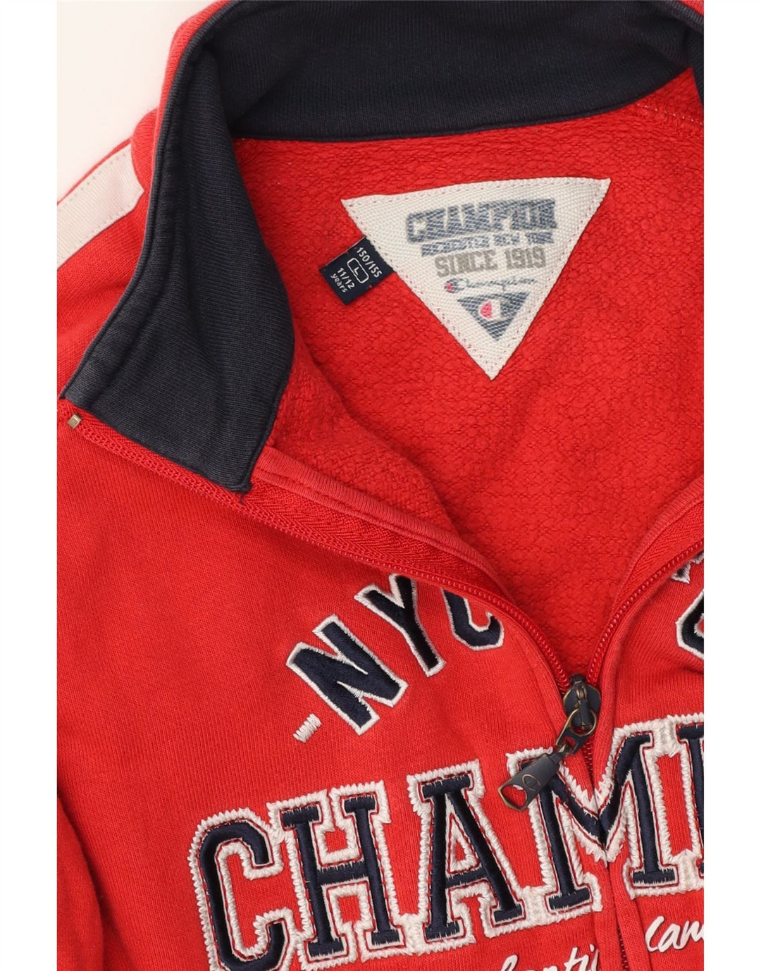 Κορυφαία φόρμα για αγόρια Champion Boys 11-12 Years Large Red Colourblock