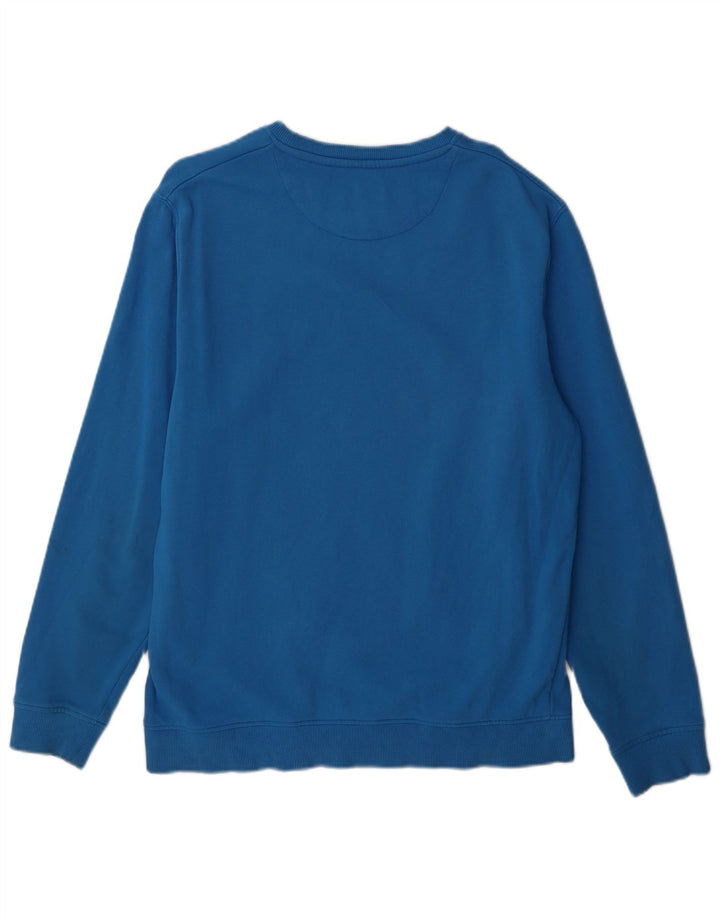 Ανδρικό φούτερ Lyle & Scott Jumper μεγάλο μπλε βαμβακερό