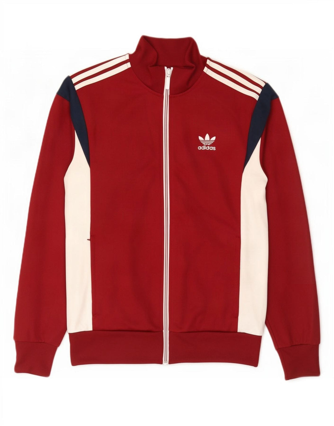Ανδρική φόρμα Adidas Top Jacket μεσαίο μπορντό χρώμα