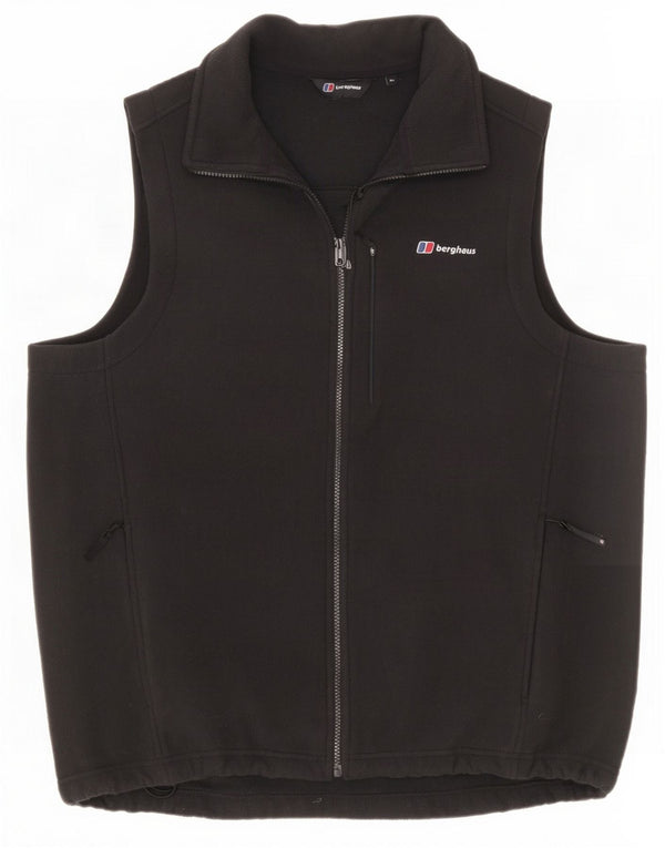 Berghaus Mens Fleece Gilet UK 42 XL Μαύρο βαμβακερό