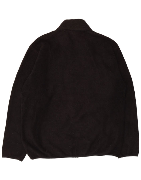 L.L.Bean Ανδρικό Fleece Jacket UK 42 XL Μαύρο Πολυεστέρας