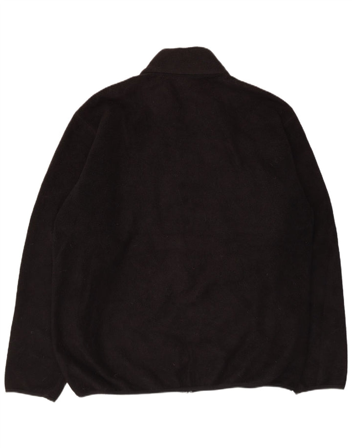 L.L.Bean Ανδρικό Fleece Jacket UK 42 XL Μαύρο Πολυεστέρας