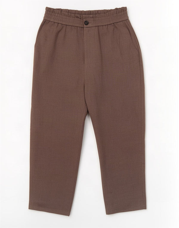 Zara γυναικείο ψηλόμεσο κωνικό παντελόνι 2XL W34 L24 Γκρι