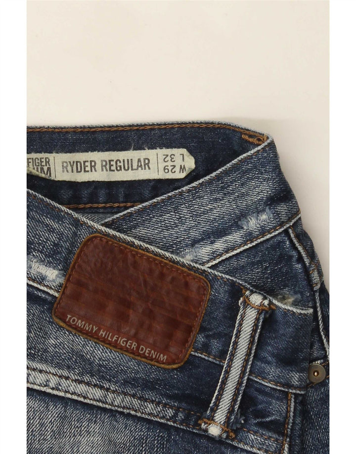 Tommy Hilfiger Γυναικεία Ryder Distressed Regular Straight Jeans W29 L32 Blue