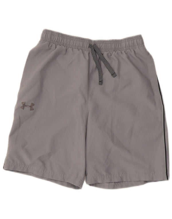 Under Armour Boys Heat Gear Graphic Sport σορτς 11-12 ετών μεγάλο γκρι