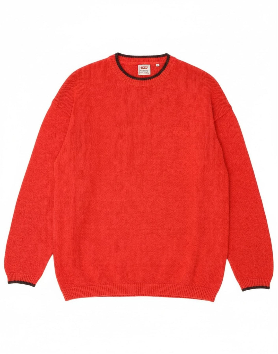 Ανδρικό πουλόβερ Levi's Crew Neck Jumper XL Κόκκινο βαμβακερό