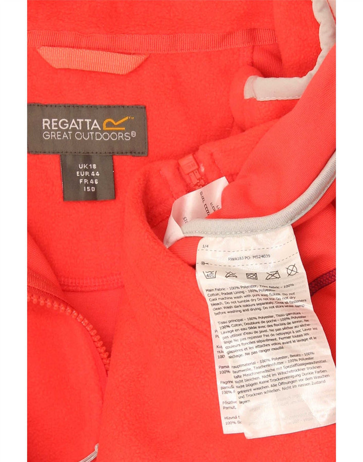 Regatta γυναικεία φόρμα Fleece Top Jacket UK 18 XL Red Polyester