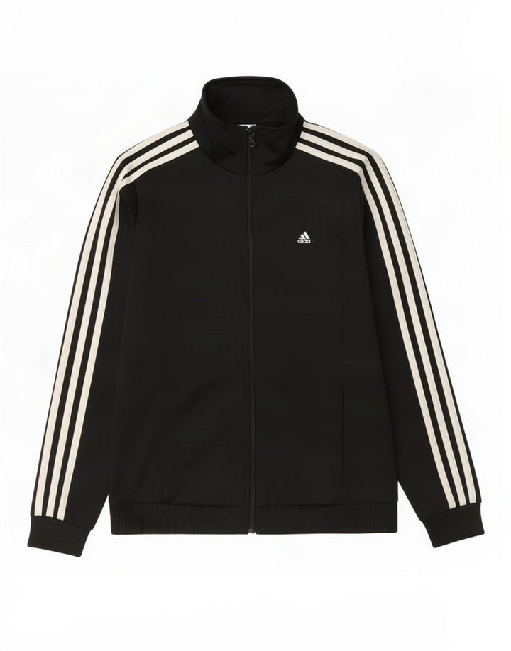 Γυναικεία αθλητική φόρμα Adidas Top Jacket UK 8/10 Small Black Polyester