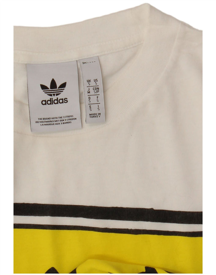 Ανδρικό γραφικό T-shirt Adidas Top Small White