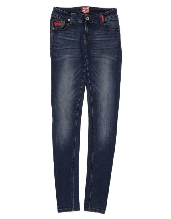 SUPERDRY Γυναικείο Rosefill Super Skinny Jeans W30 L35 Μπλε βαμβακερό