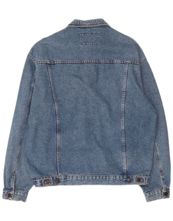 Casucci Ανδρικό Τζιν Μπουφάν UK 40 Μεγάλο Μπλε Βαμβακερό