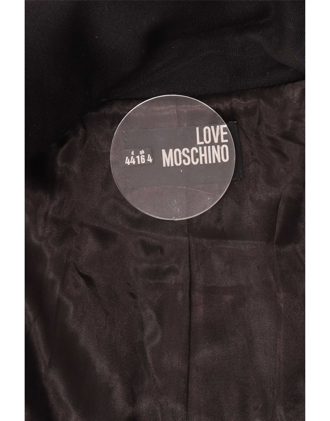 Moschino Γυναικείο Πανωφόρι UK 16 Large Μαύρο