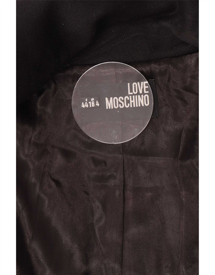 Moschino Γυναικείο Πανωφόρι UK 16 Large Μαύρο